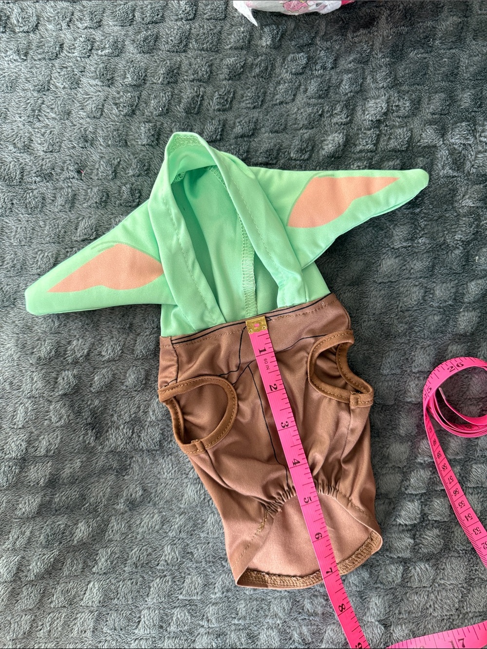 Star Wars Baby Yoda Costume SMALL BREED
